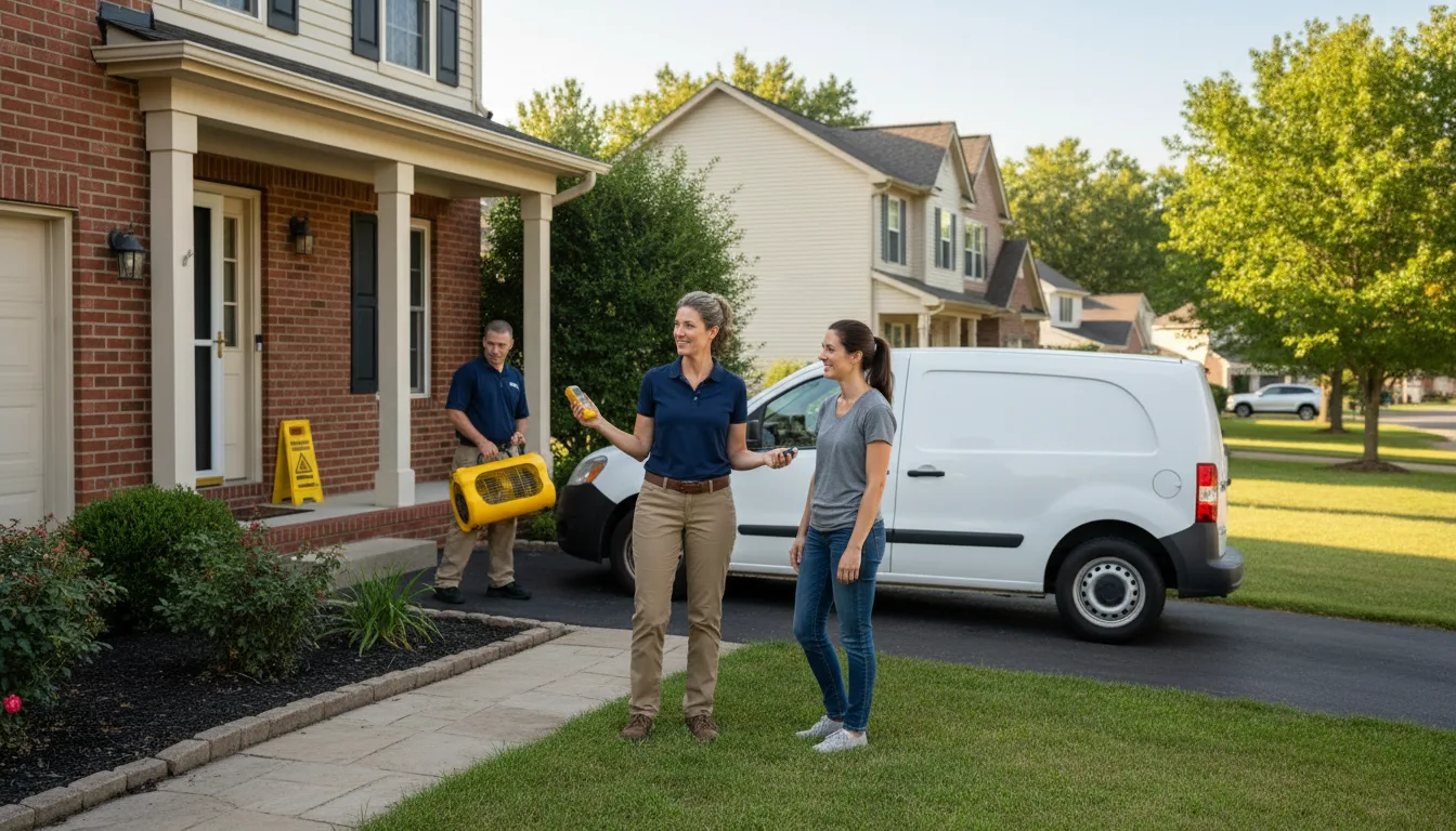 Water restoration image for Home Water Damage Repair in Glade Hill, VA